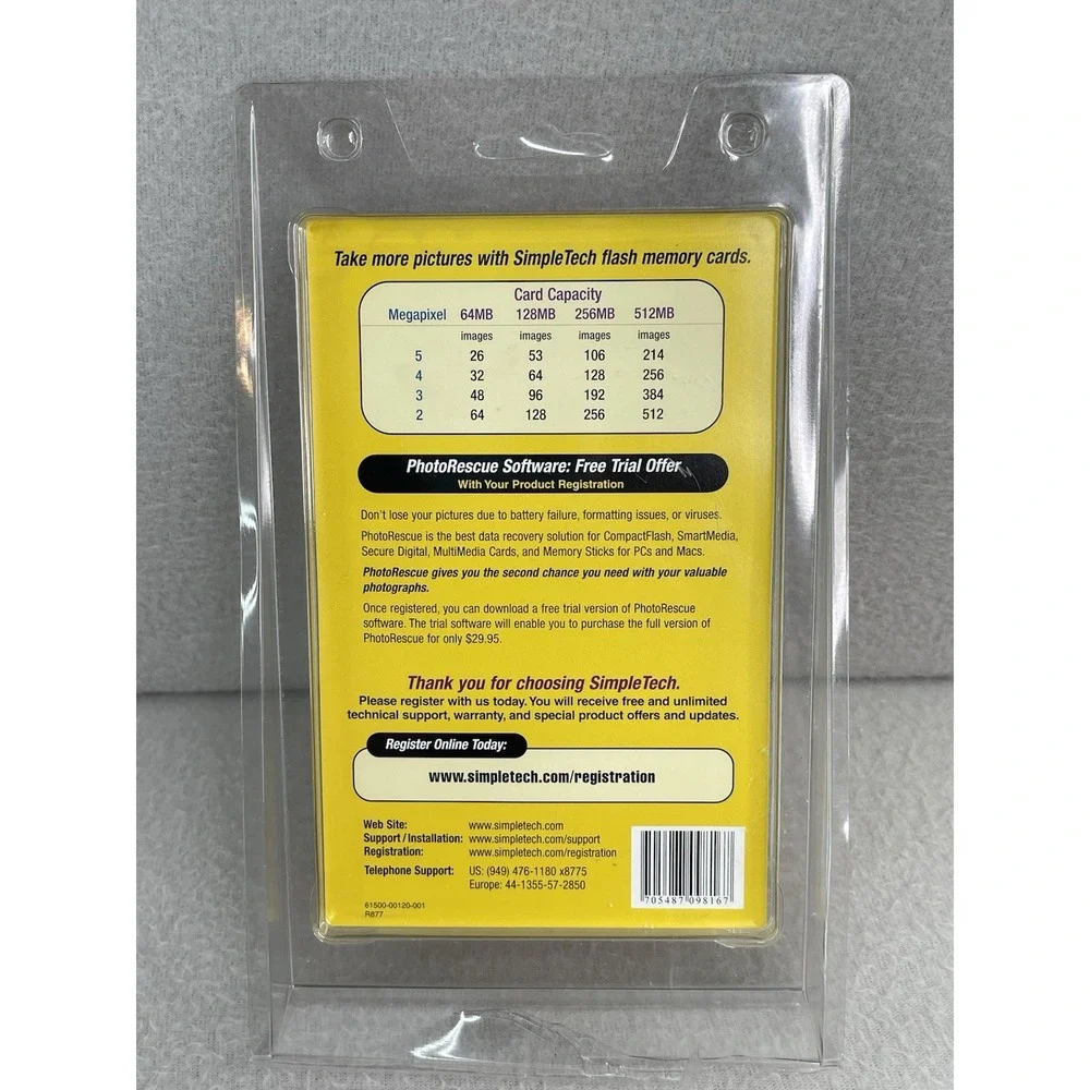 Digital Media Simple Tech Compact Flash Memory Card (128MB)